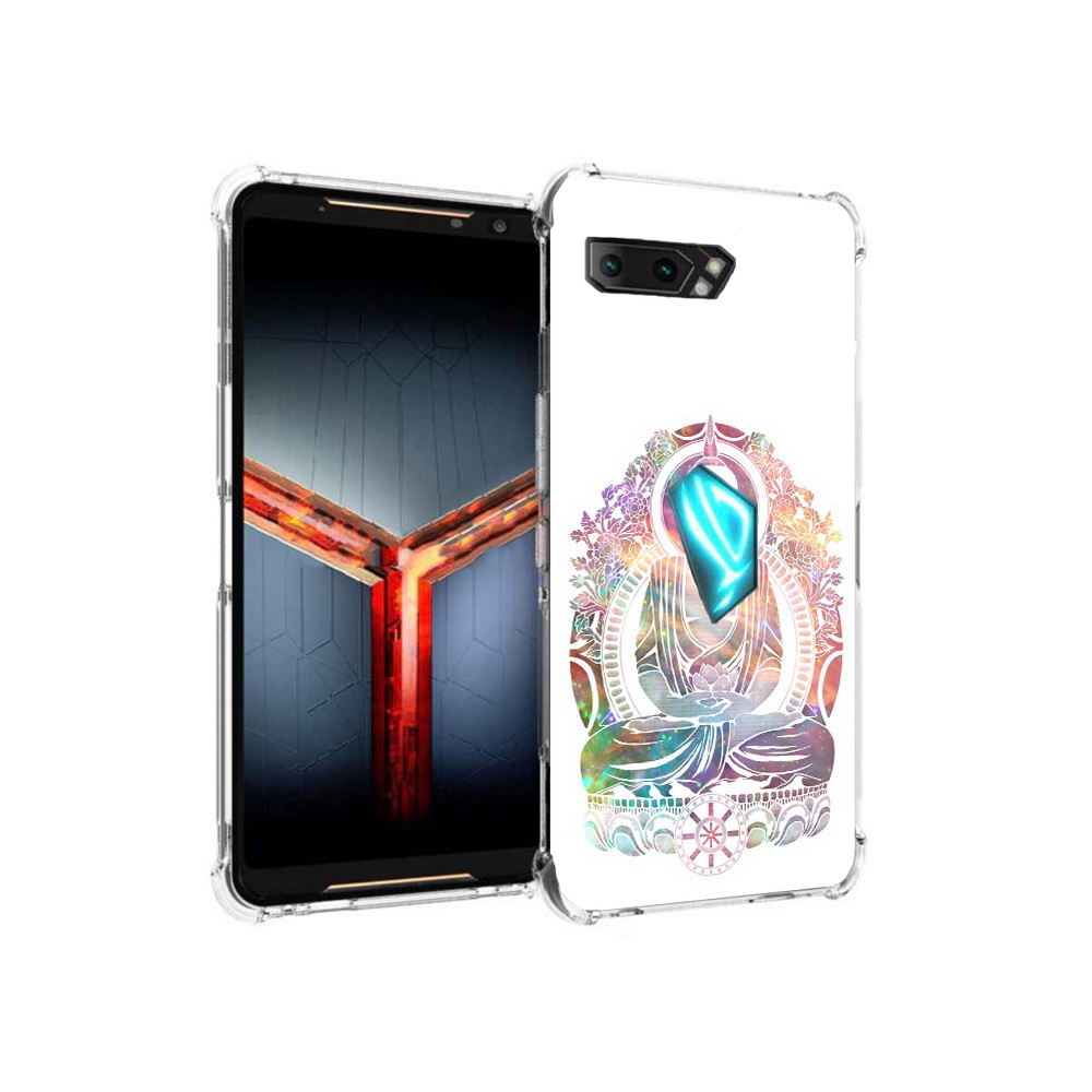 

Чехол MyPads Tocco для Asus ROG Phone 2 умный мужчина абстракция, Прозрачный, Tocco