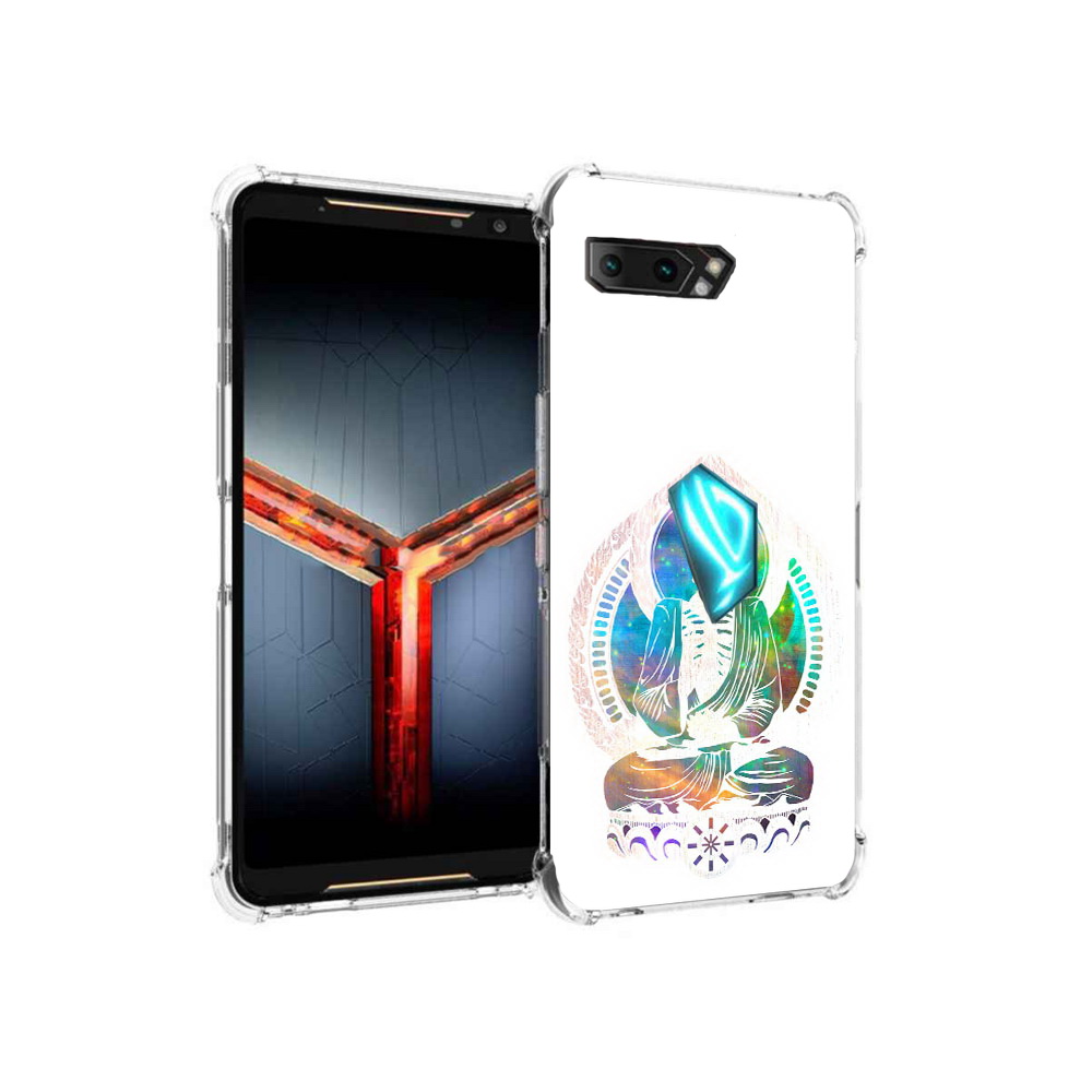 

Чехол MyPads Tocco для Asus ROG Phone 2 умный скелет, Прозрачный, Tocco