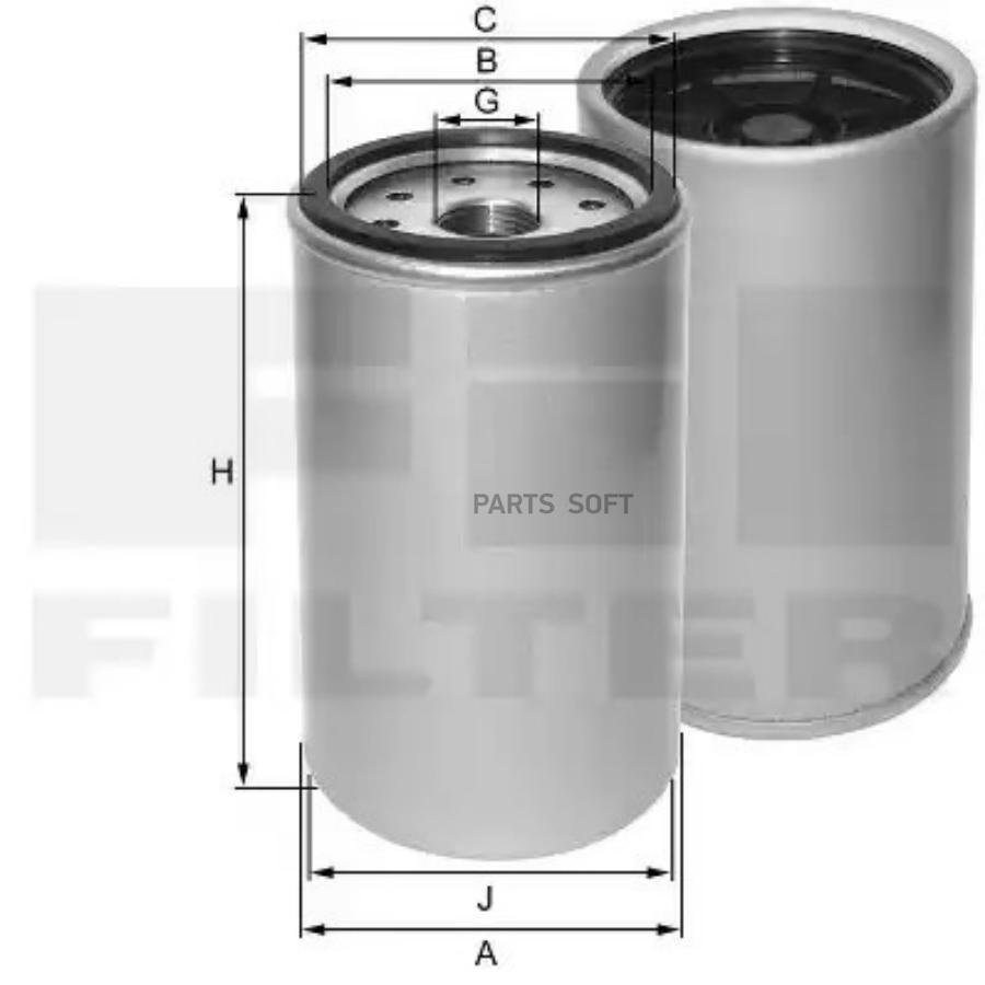 

Фильтр Топливный Fil Filter Zp3167F