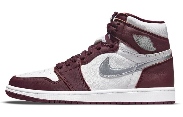 

Кеды унисекс Jordan Air Jordan 1 high og bordeaux бордовые 45 EU, Бордовый, Air Jordan 1 high og bordeaux