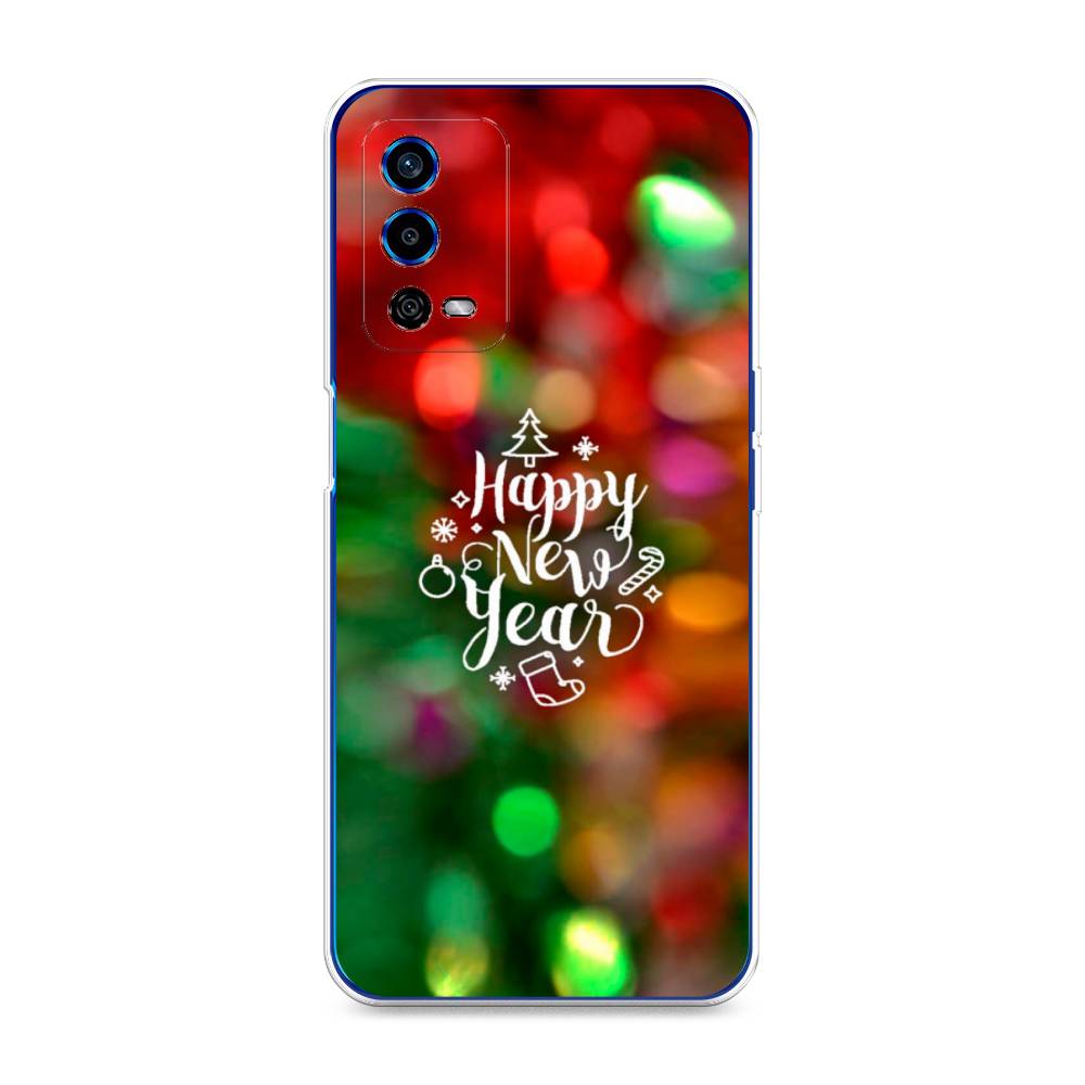 

Чехол для Oppo A55 4G "Новый Год на елке", Зеленый;красный;желтый, 259150-5