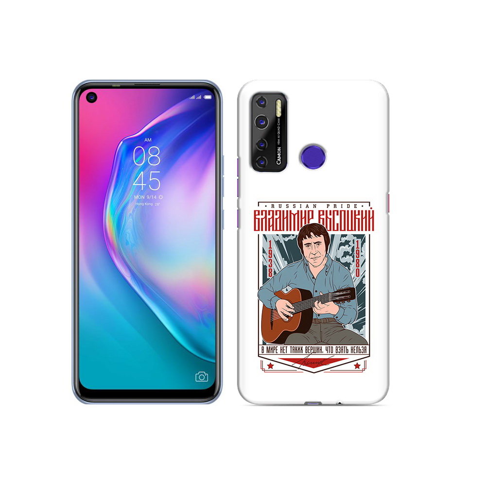 

Чехол MyPads Tocco для Tecno Camon 15 Владимир Высоцкий, Прозрачный, Tocco