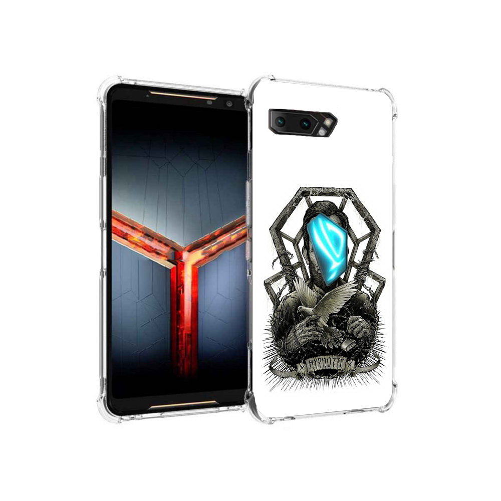 

Чехол MyPads Tocco для Asus ROG Phone 2 франклин абстракция, Прозрачный, Tocco