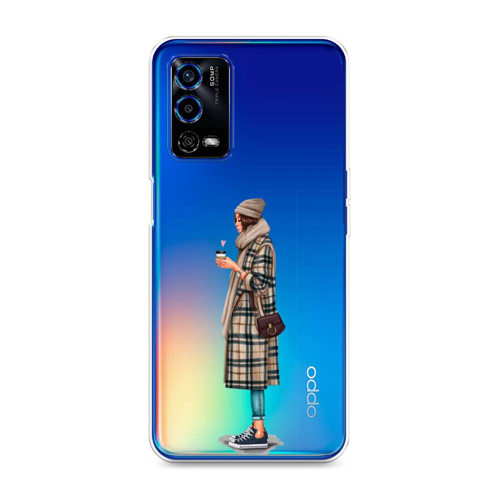 

Чехол для Oppo A55 4G "Утренний кофе", Коричневый;бежевый, 259150-6