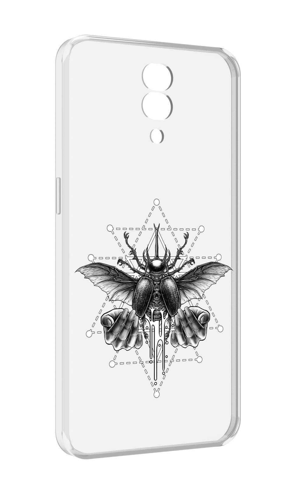 

Чехол MyPads скарабей для Blackview BV7200, Прозрачный, Tocco
