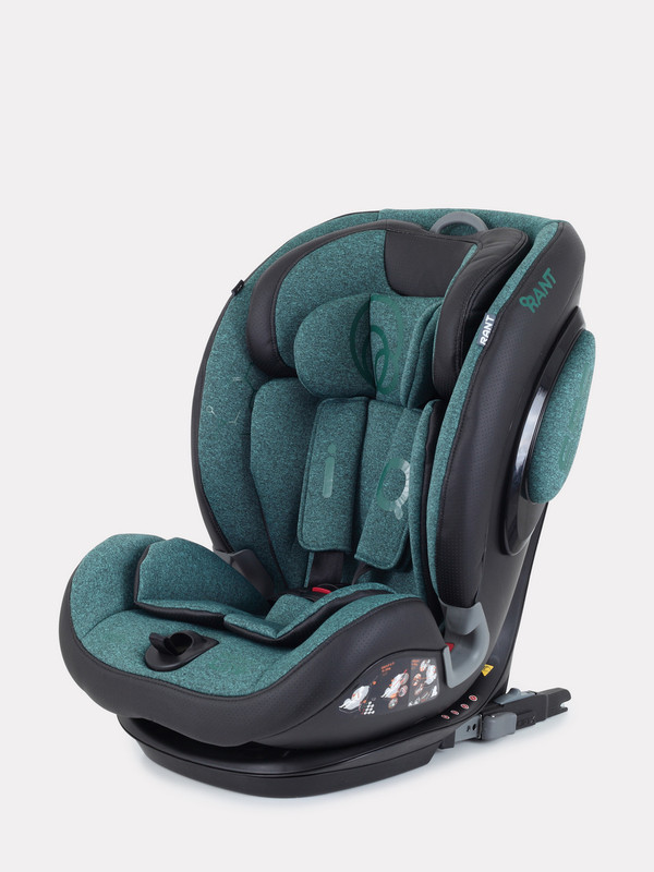 фото Автокресло rant iq isofix genius line цв.зеленый гр.1/2/3