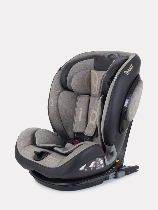 фото Автокресло rant iq isofix genius line цв.бежевый гр.1/2/3