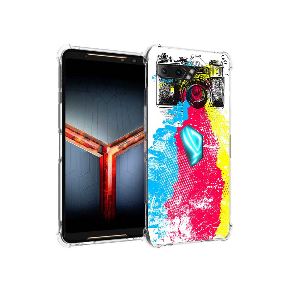 фото Чехол mypads tocco для asus rog phone 2 цветной фотоаппарат