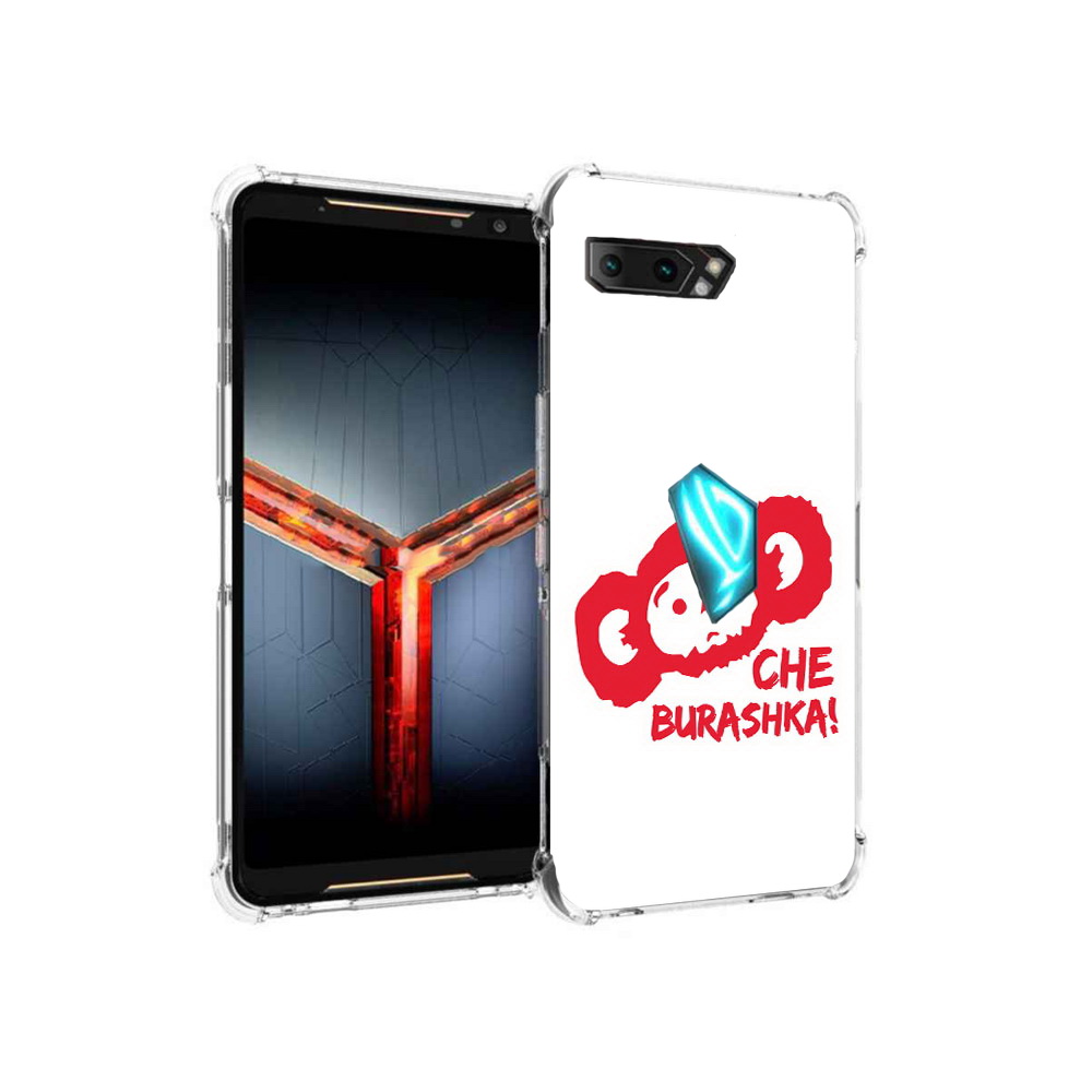 

Чехол MyPads Tocco для Asus ROG Phone 2 чебурашка, Прозрачный, Tocco