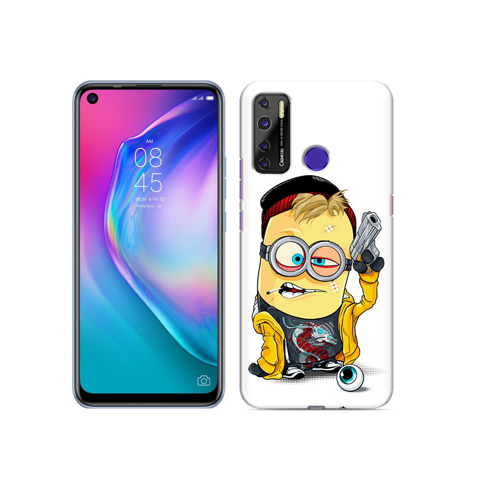 

Чехол MyPads Tocco для Tecno Camon 15 миньон бандит, Прозрачный, Tocco