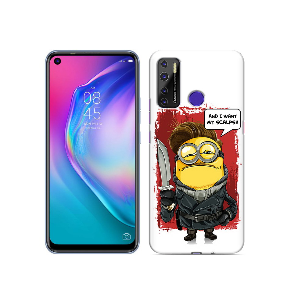 

Чехол MyPads Tocco для Tecno Camon 15 миньон убийца, Прозрачный, Tocco
