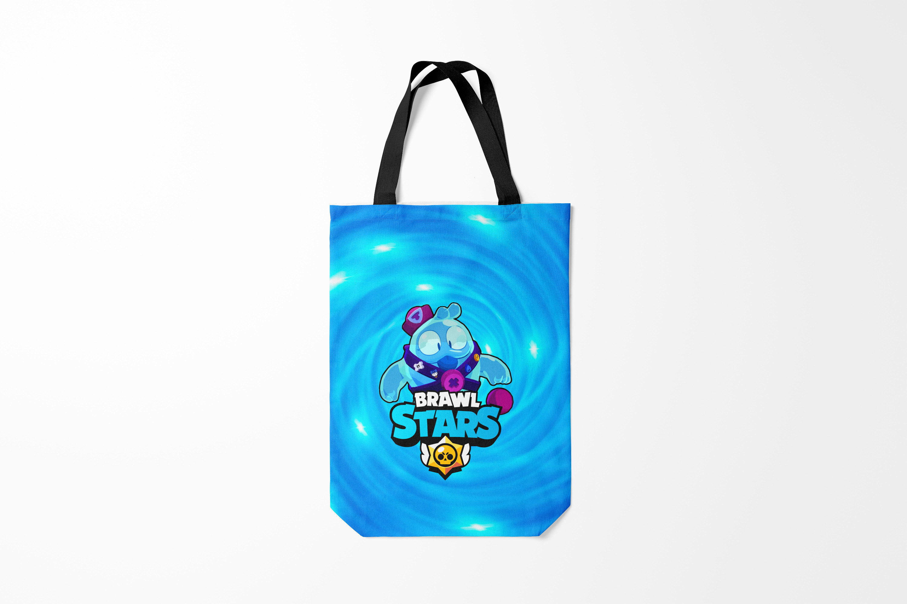

Сумка шoппер унисекс Burnettie Brawl Stars Сквик Squeak,, Brawl Stars Сквик Squeak