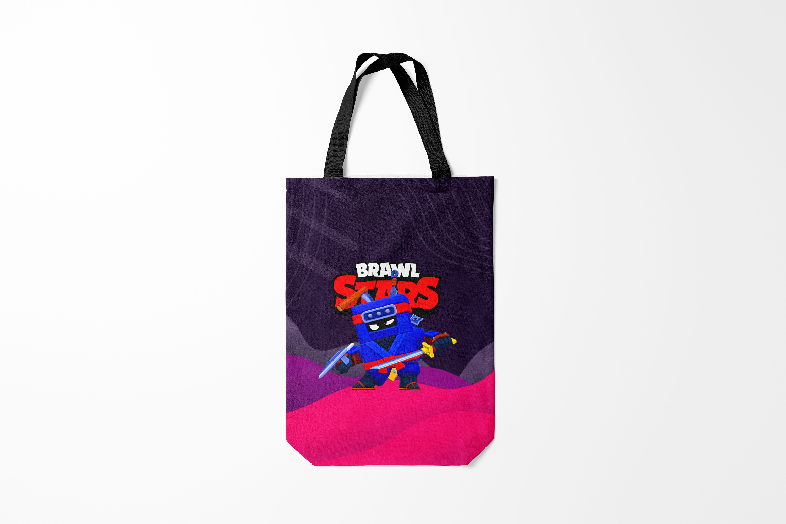

Сумка шoппер унисекс Burnettie Brawl Stars Ниндзя ЭШ Ash,, Brawl Stars Ниндзя ЭШ Ash
