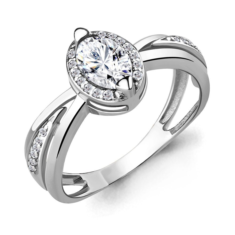 

Кольцо из серебра р. 17 AQUAMARINE 657821А_925_р, 657821А_925_р