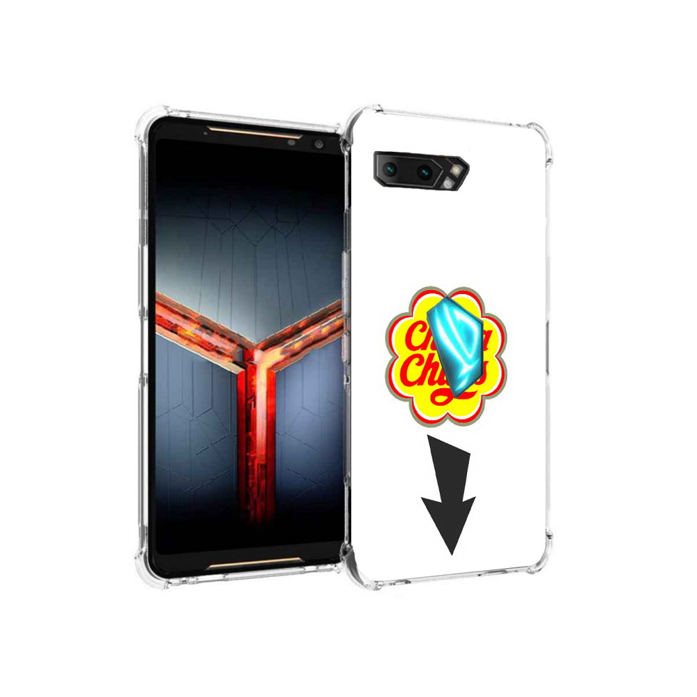 

Чехол MyPads Tocco для Asus ROG Phone 2 чупа чупс, Прозрачный, Tocco