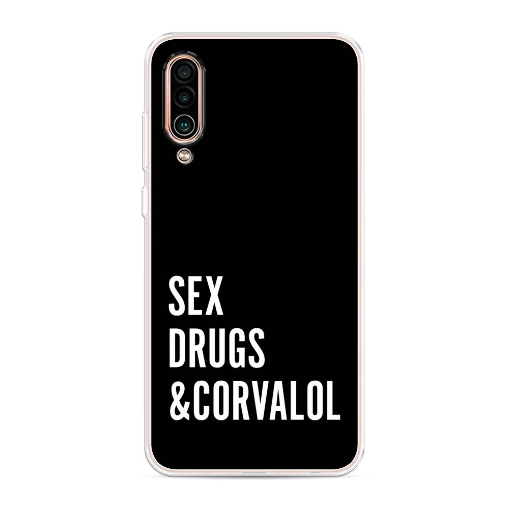 

Чехол на Meizu 16Xs "Corvalol", Черный;серый;белый, 73450-6