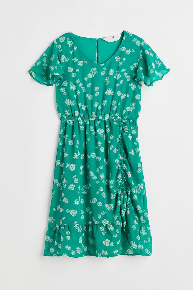 

Платье детское H&M 1025114, цвет зеленый/разноцветный, размер 146 (доставка из-за рубежа), 1025114