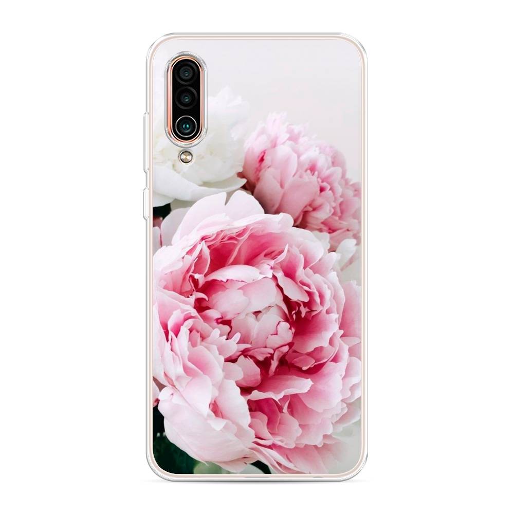 

Чехол на Meizu 16Xs "Розовые и белые пионы", Розовый;белый, 73450-2