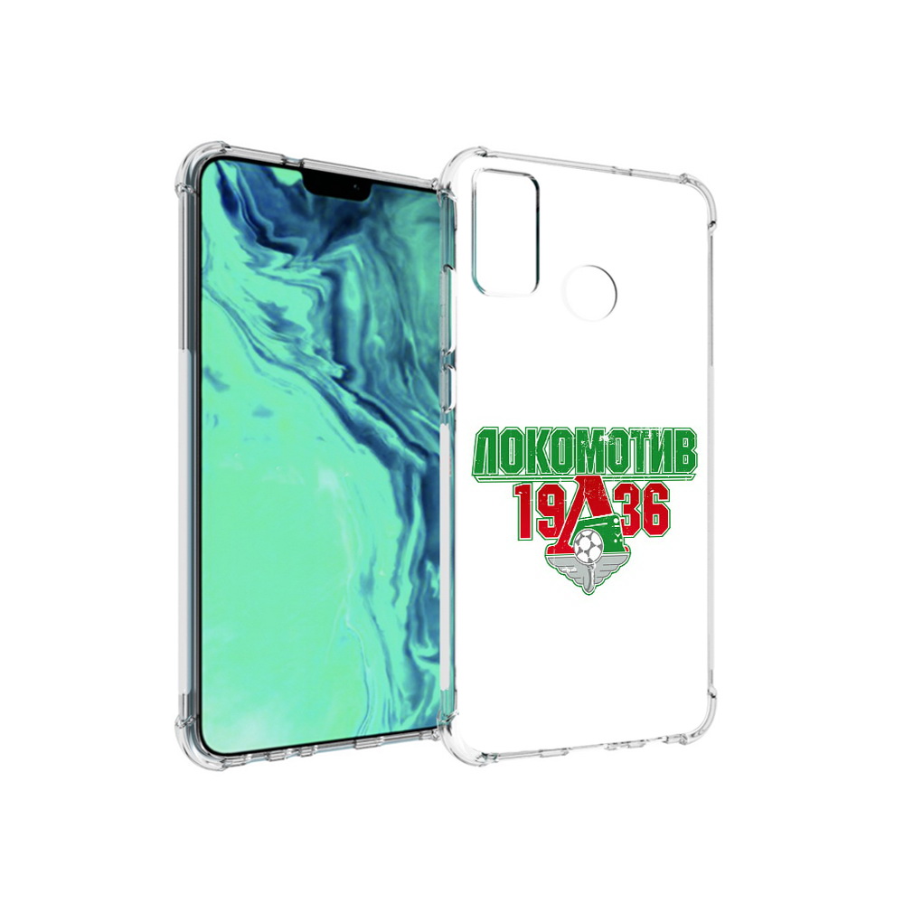 

Чехол MyPads Tocco для Huawei 9X Lite ФК локомотив 1936, Прозрачный, Tocco