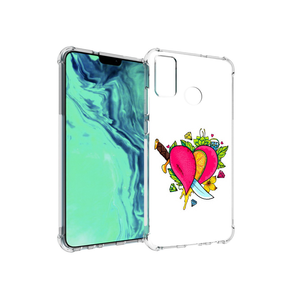 

Чехол MyPads Tocco для Huawei 9X Lite Фруктовое сердце, Прозрачный, Tocco