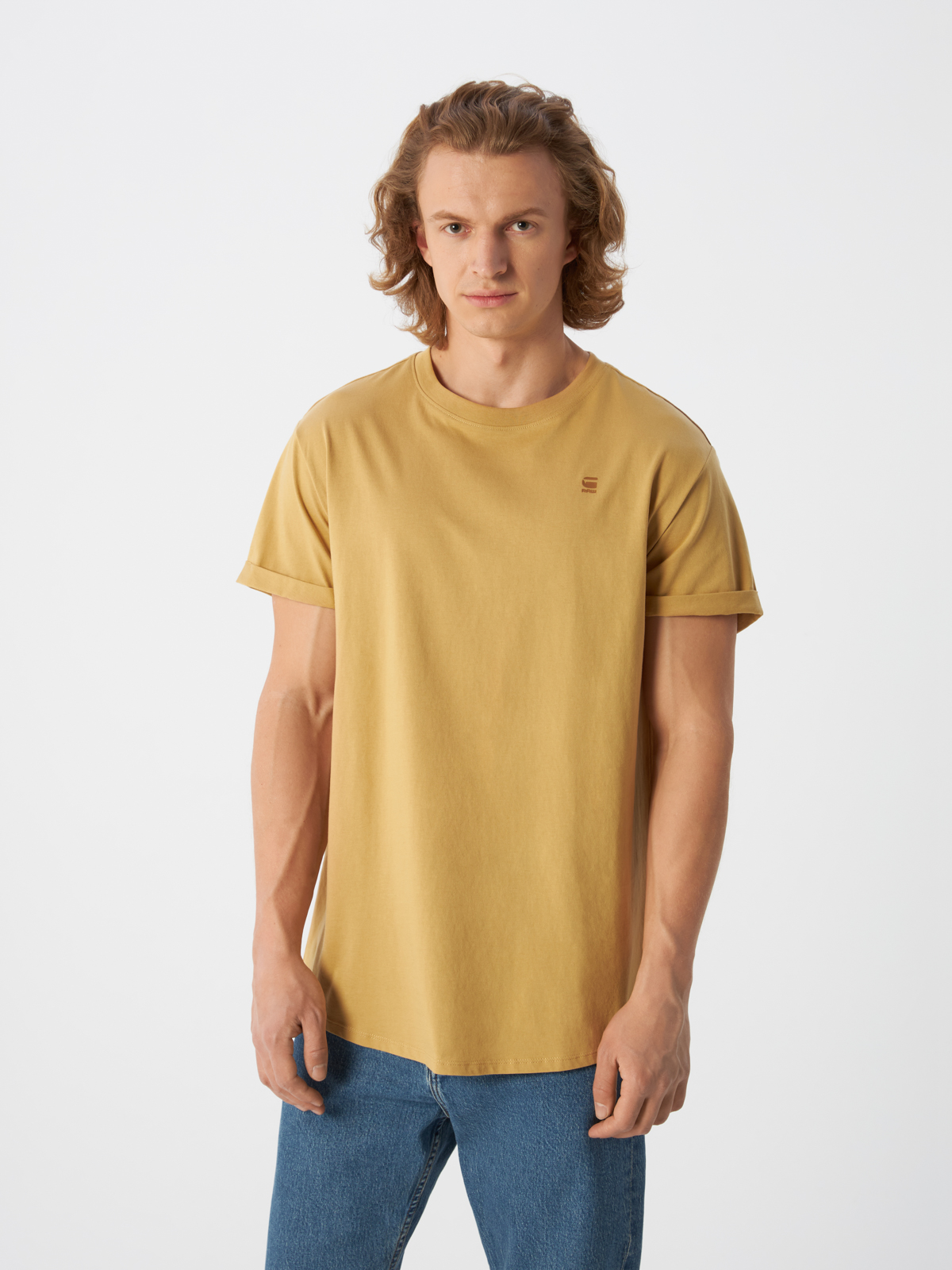 Футболка мужская G-STAR D16396-B353-D308 бежевая M