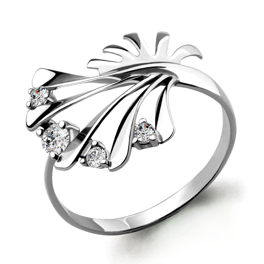 

Кольцо из серебра р. 16,5 AQUAMARINE 64745А_925_р, 64745А_925_р