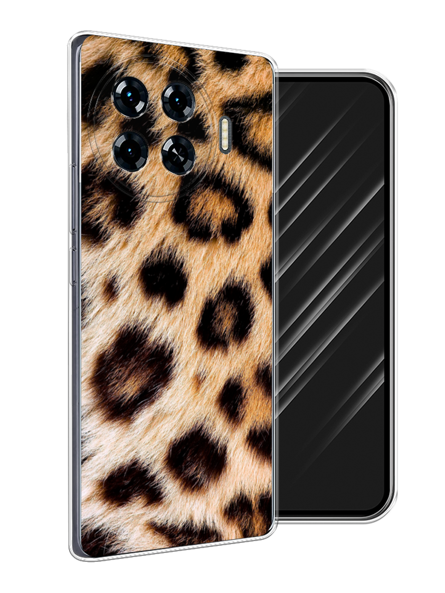 

Чехол Awog на Tecno Spark 20 Pro Plus "Леопардовый принт", Черный;оранжевый, 305050-1