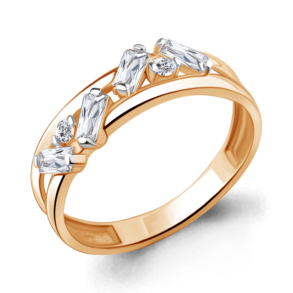 

Кольцо из серебра р. 17,5 AQUAMARINE 67253А_925_з, 67253А_925_з