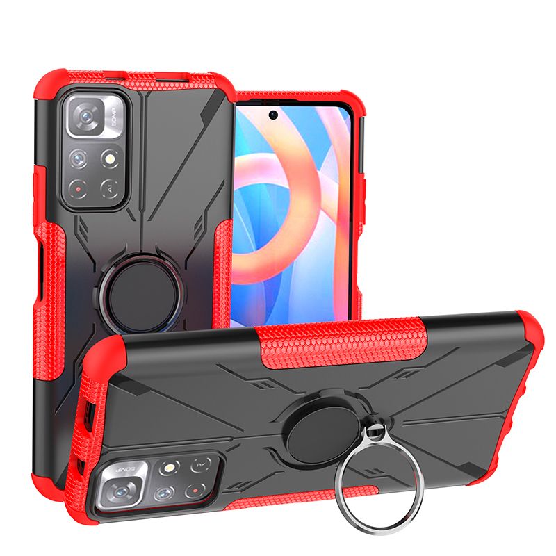 

Чехол Panzer Case для Xiaomi Poco M4 Pro 5G (красный)