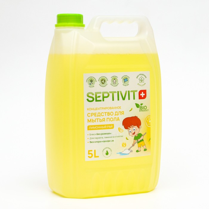 

Средство для пола SEPTIVIT "Лимонный Рай", 5 л