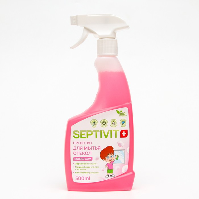 

Средство для стёкол SEPTIVIT "BUBBLE GUM", 500 мл