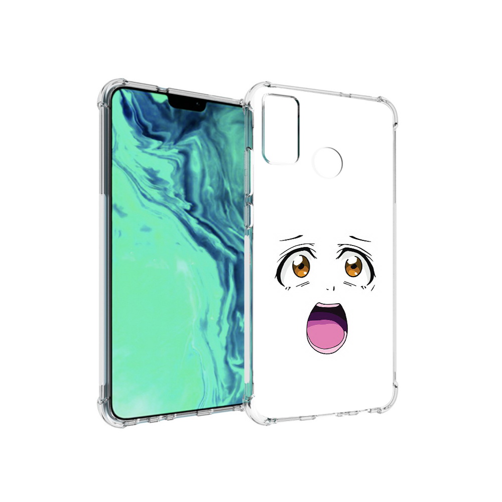 

Чехол MyPads Tocco для Huawei 9X Lite аниме лицо, Прозрачный, Tocco