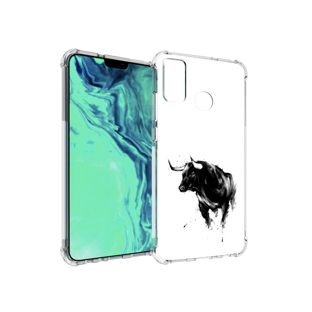 

Чехол MyPads Tocco для Huawei 9X Lite бык, Прозрачный, Tocco