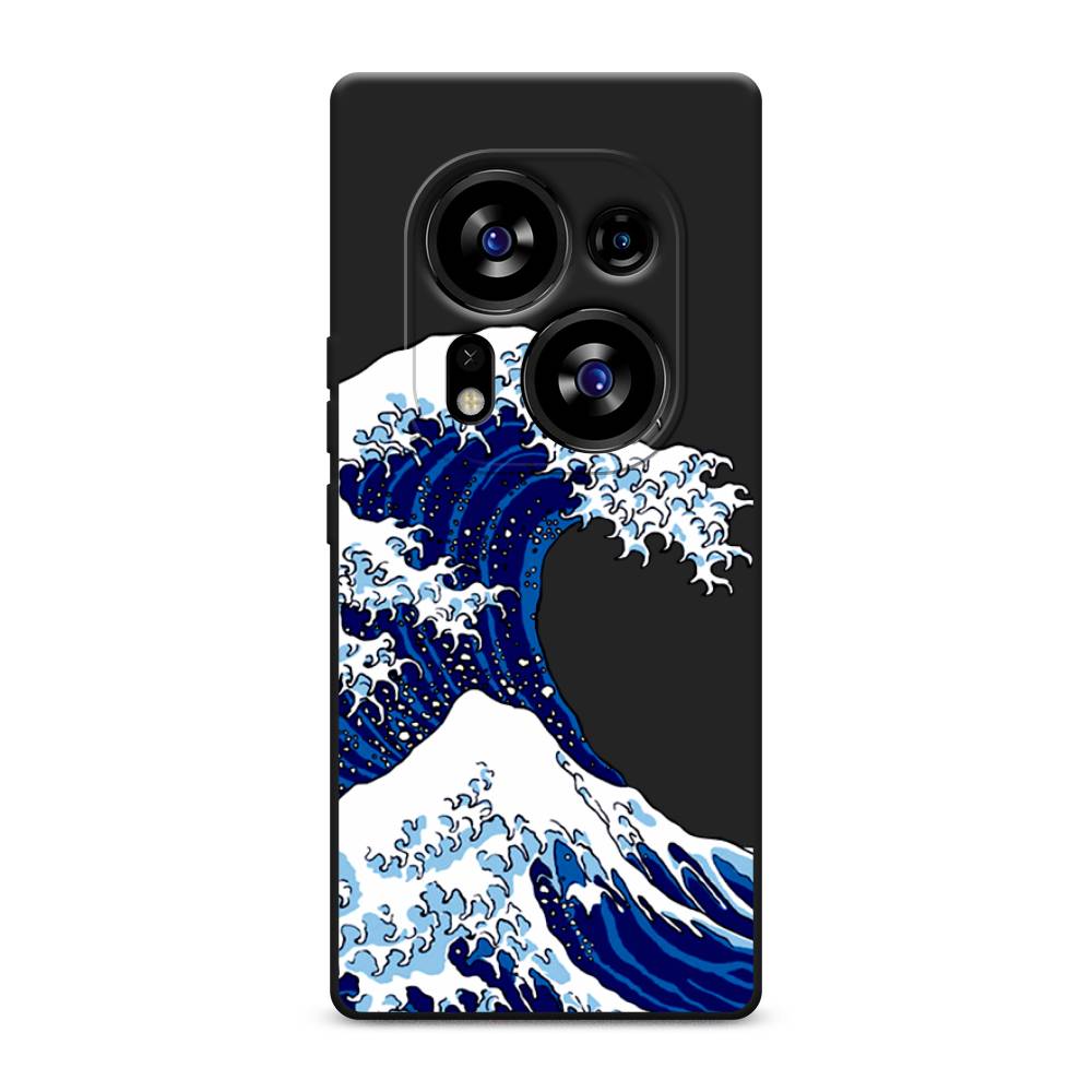 

Чехол Awog на Tecno Phantom X2/X2 Pro "Волна в Канагаве", Синий;белый, 303250-1