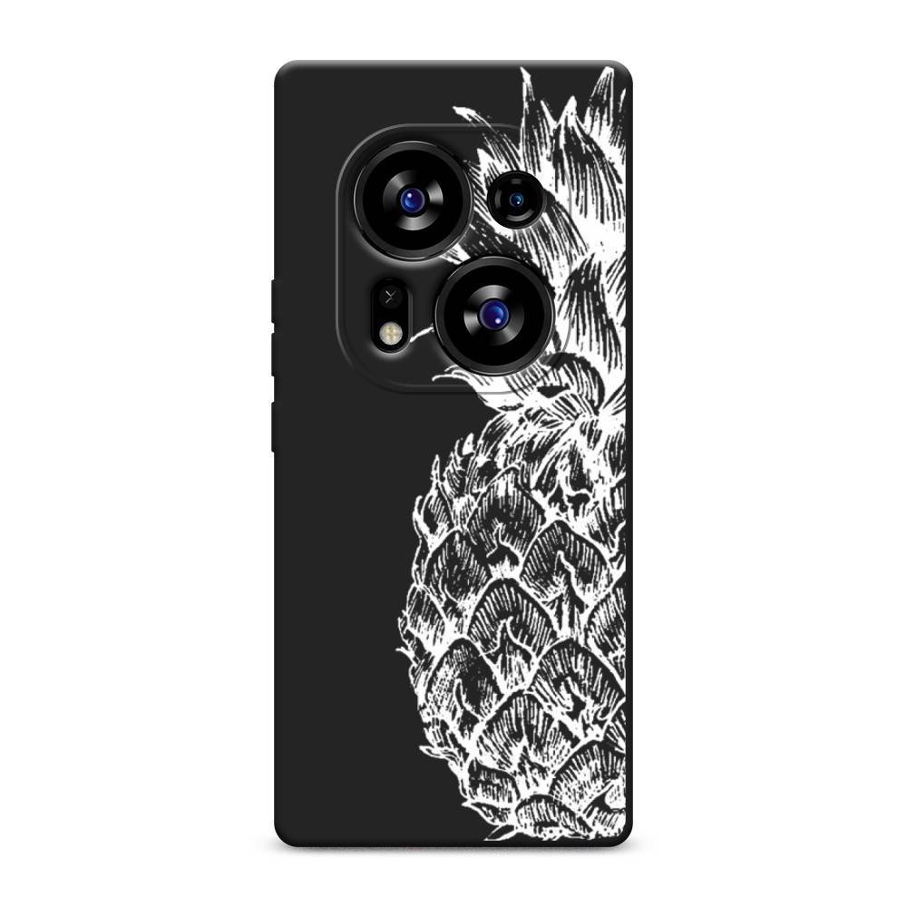 

Чехол Awog на Tecno Phantom X2/X2 Pro "Ананас графика белая", Белый, 303250-1