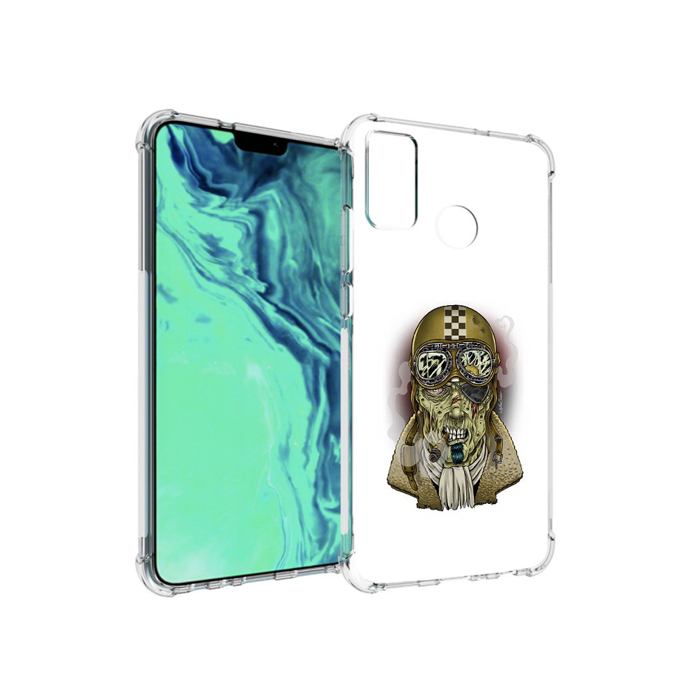 

Чехол MyPads Tocco для Huawei 9X Lite военный зомби, Прозрачный, Tocco