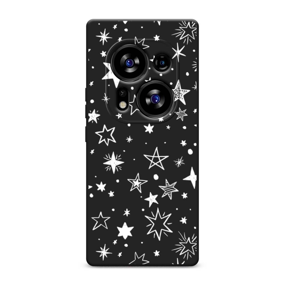 

Чехол Awog на Tecno Phantom X2/X2 Pro "Звездочки графика белая", Прозрачный;белый, 303250-1