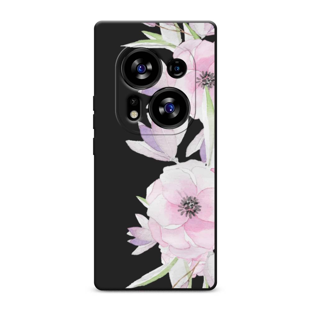 

Чехол Awog на Tecno Phantom X2/X2 Pro "Нежные анемоны", Розовый;черный;фиолетовый, 303250-1
