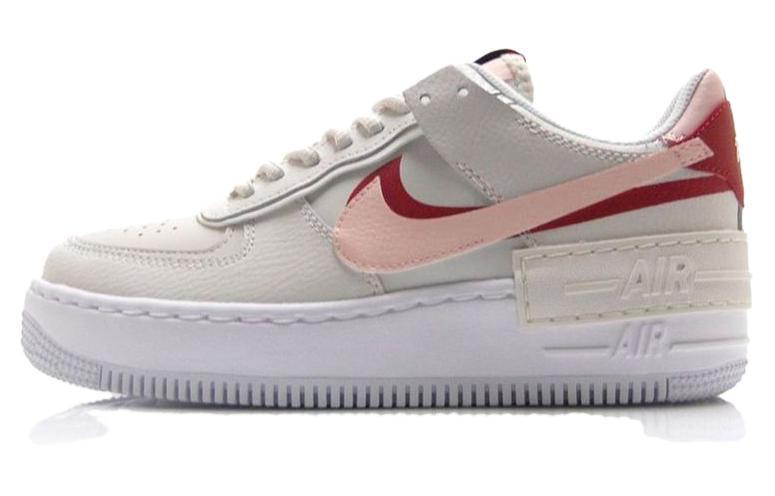 

Кеды унисекс Nike Air Force 1 shadow бежевые 38.5 EU, Бежевый, Air Force 1 shadow