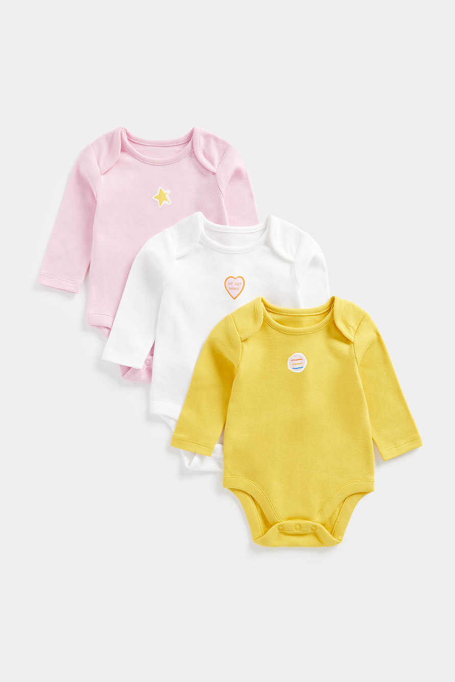 Боди детское Mothercare MC-CB361, мультиколор, 92, 3 шт