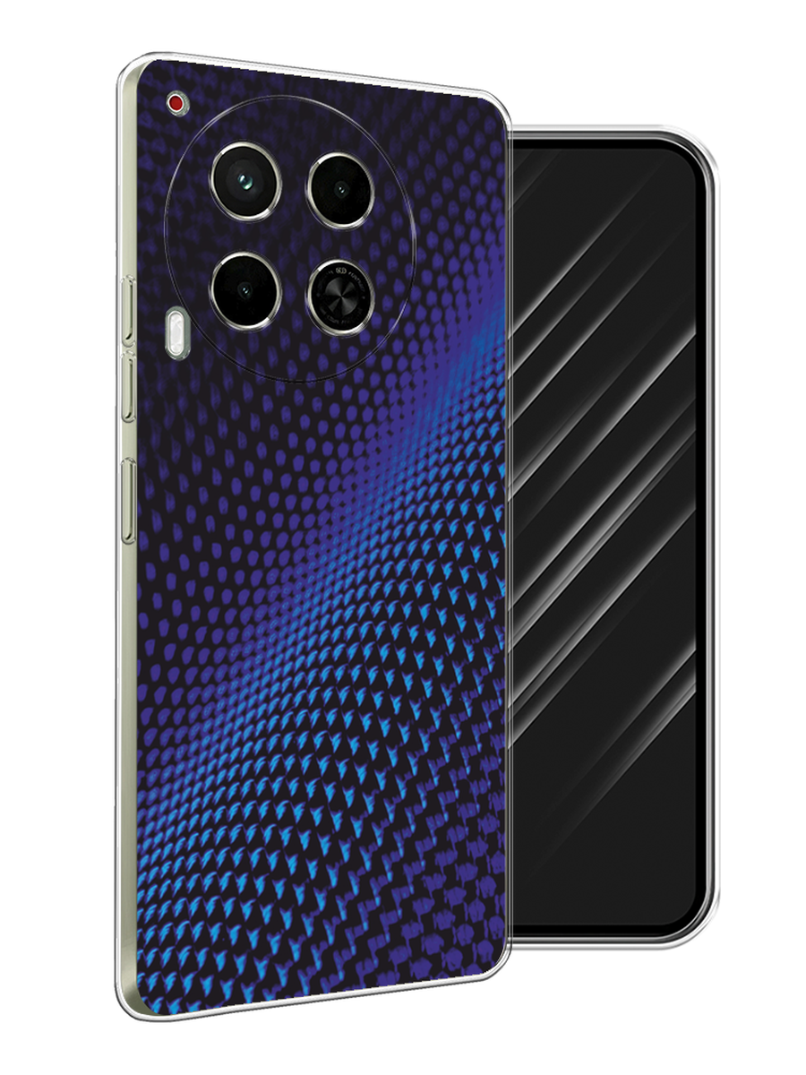 

Чехол Awog на Tecno Camon 30 5G "Синий карбон", Черный;синий, 305550-1