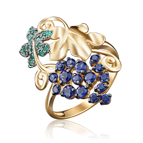 

Кольцо из золота р. 17 PLATINA jewelry 01-4839-00-404-1130-24, фианит, 01-4839-00-404-1130-24