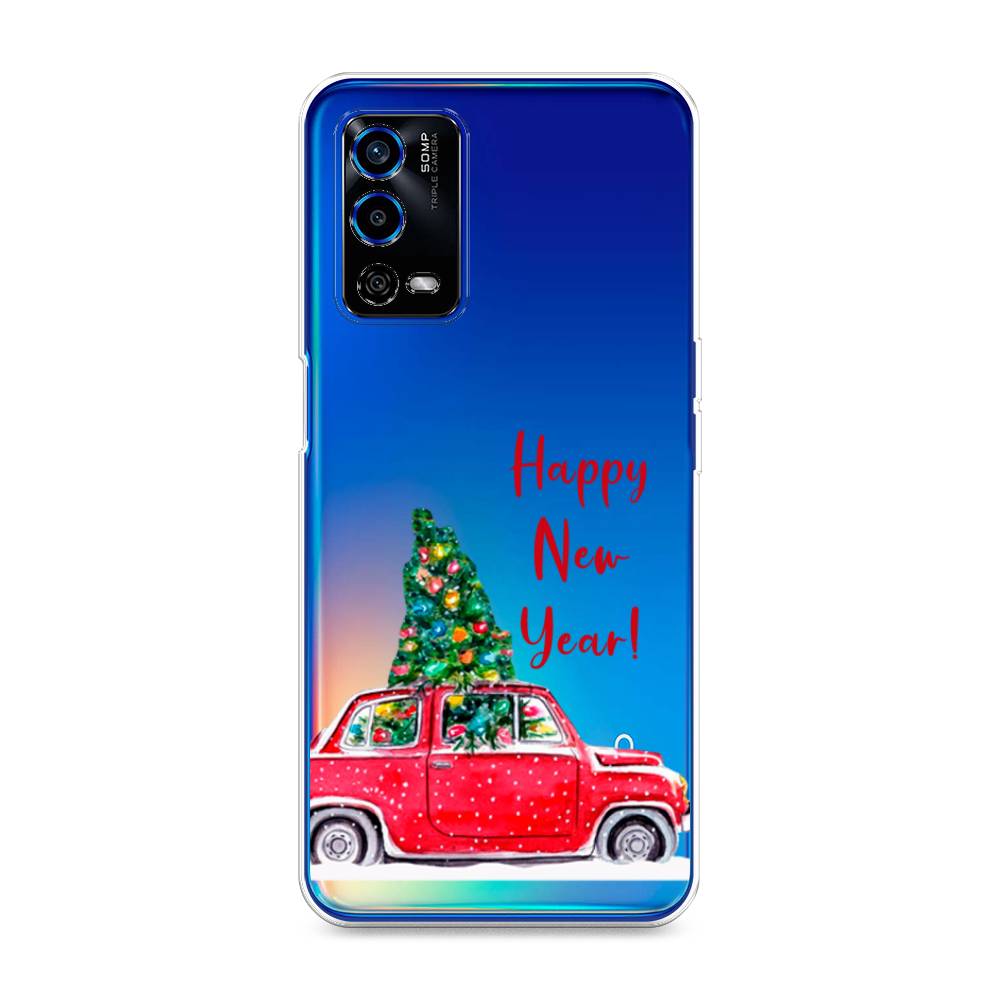 

Чехол для Oppo A55 4G "Happy New Year", Красный;зеленый, 259150-5