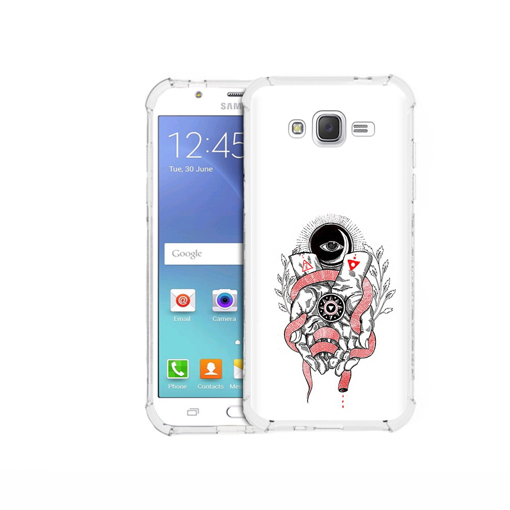 

Чехол MyPads Tocco для Samsung Galaxy J5 (2015) абстрация связанные руки (PT15272.579.213), Прозрачный, Tocco