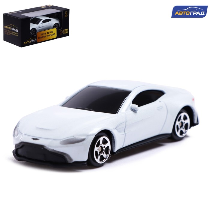 

Машина металлическая ASTON MARTIN VANTAGE, 1:64, цвет белый, Металлический транспорт