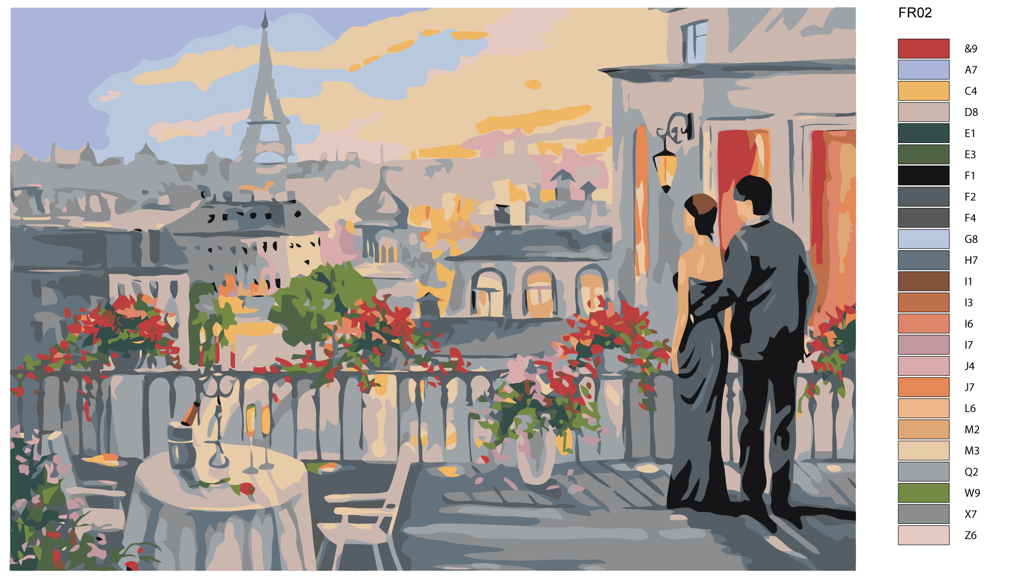 

Картина по номерам, Живопись по номерам, 60 x 90, FR02, FR02