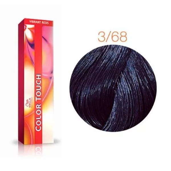 

Краска для волос Wella Professionals Color Touch 3 - 68 пурпурный дождь 60 мл, Черный, 1