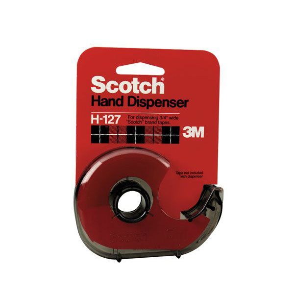 

Диспенсер дымчатый SCOTCH Н-127 для клейкой ленты 19ммх33мм