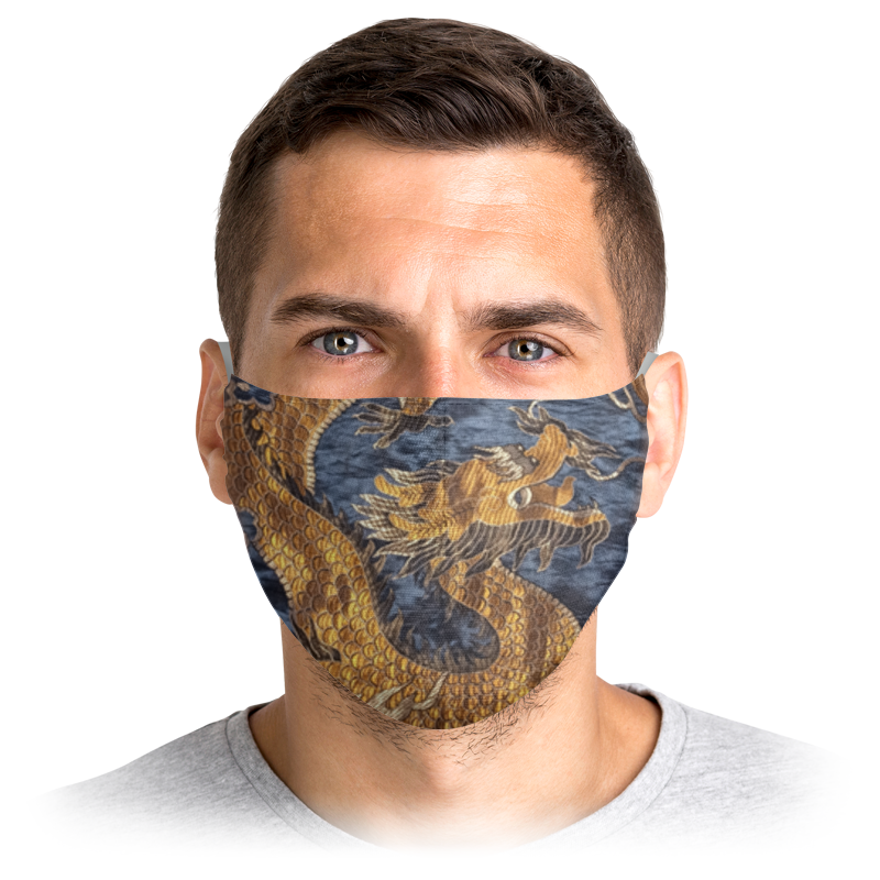 

Многоразовая маска Printio Stop virus! коричневая M, Stop virus!