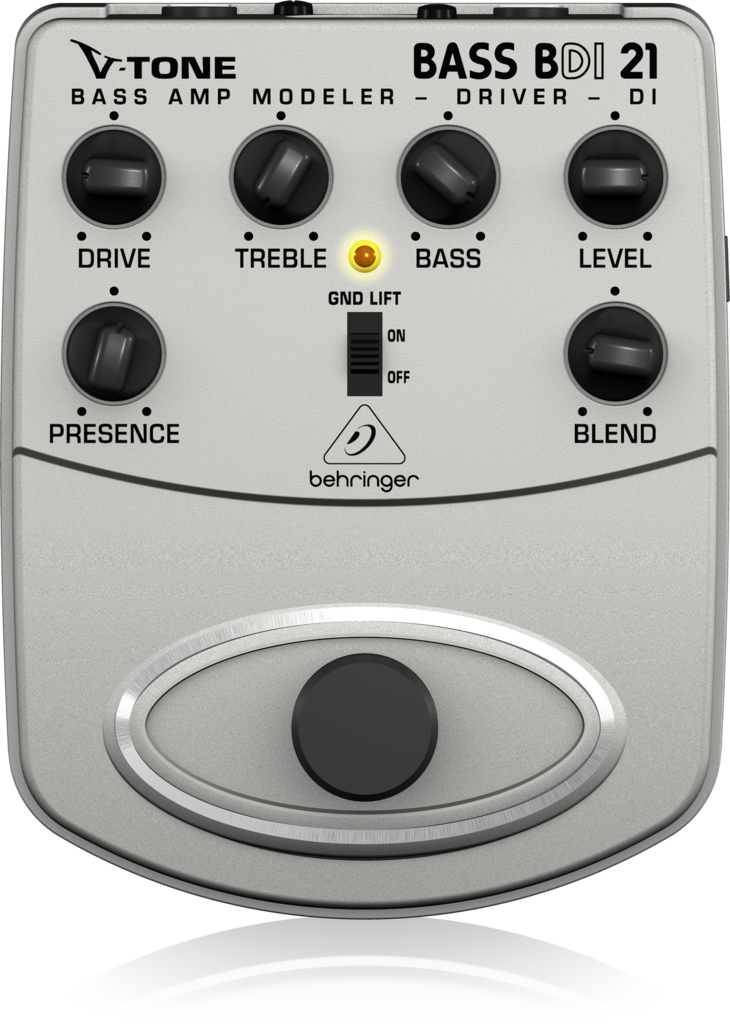 Эмулятор басовых усилителей Behringer BDI21 Bass Amp Modeler